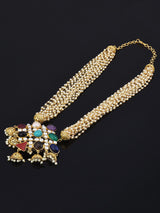 Traditional Navratan Multi Colored Designer Necklace Set