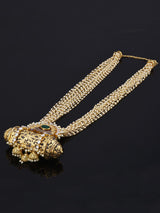 Traditional Designer Heavy Pearls Kundan Meena Necklace Set