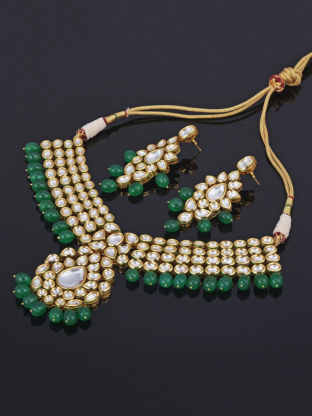 Traditional Kundan Meena Designer Necklace Set
