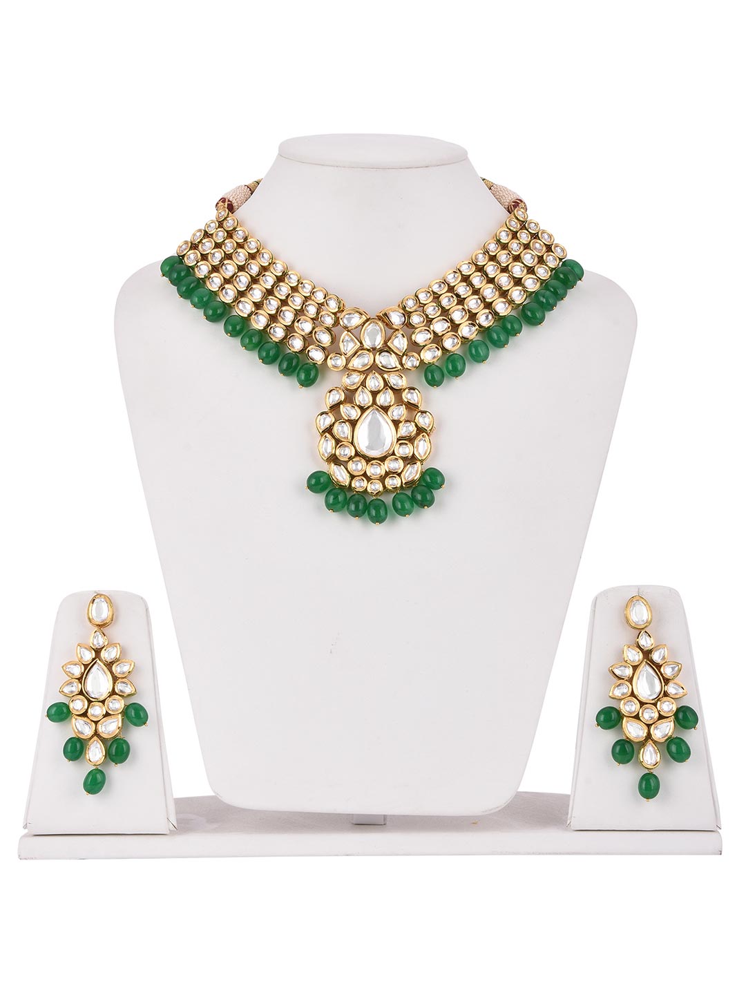 Traditional Kundan Meena Designer Necklace Set