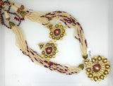 Antique And Designer Fine Beaded Multi Stranded Necklace Set