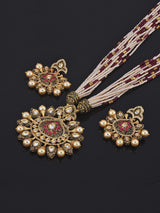 Antique And Designer Fine Beaded Multi Stranded Necklace Set