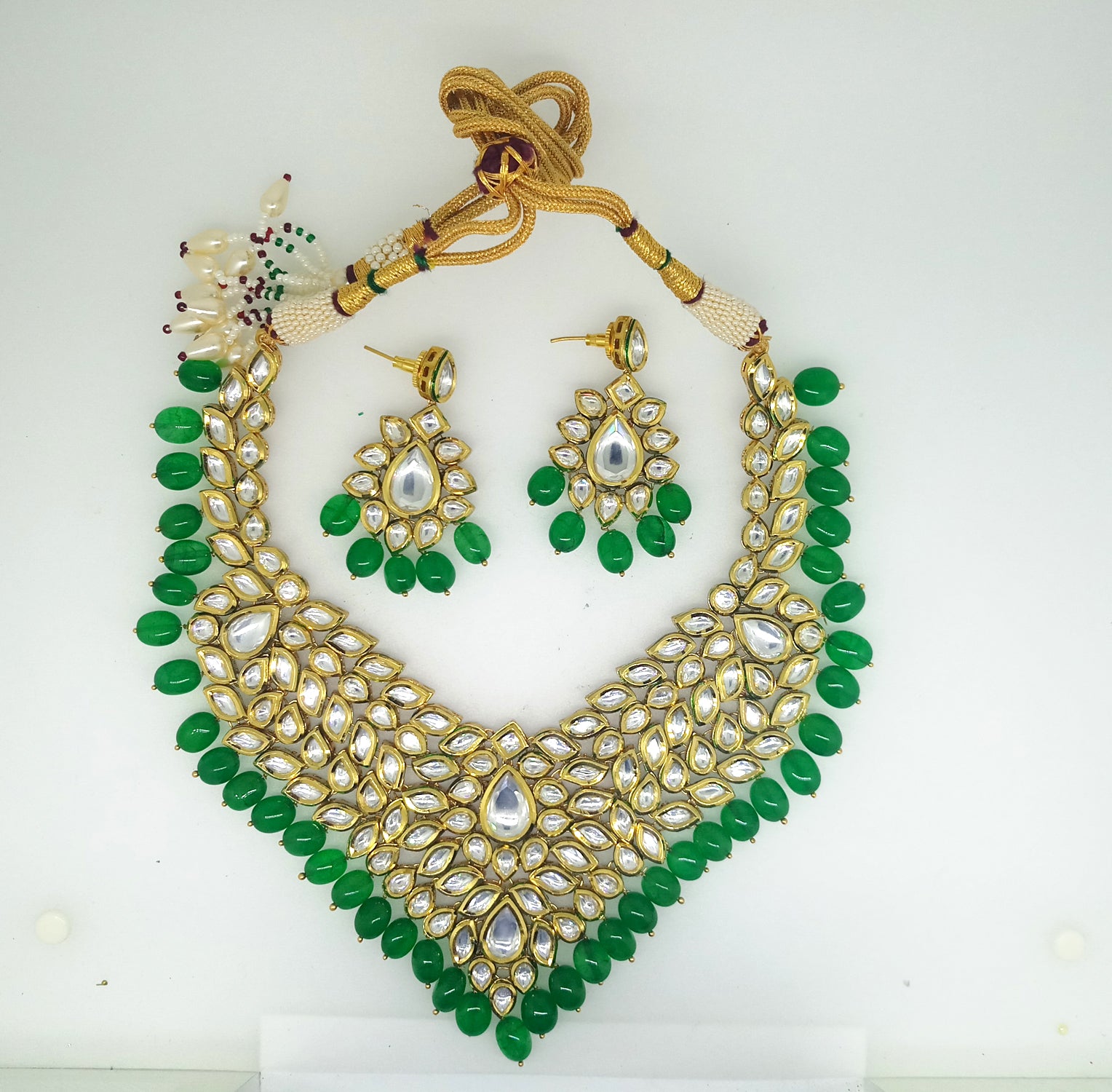 Traditional Kundan Meena Designer Necklace Set