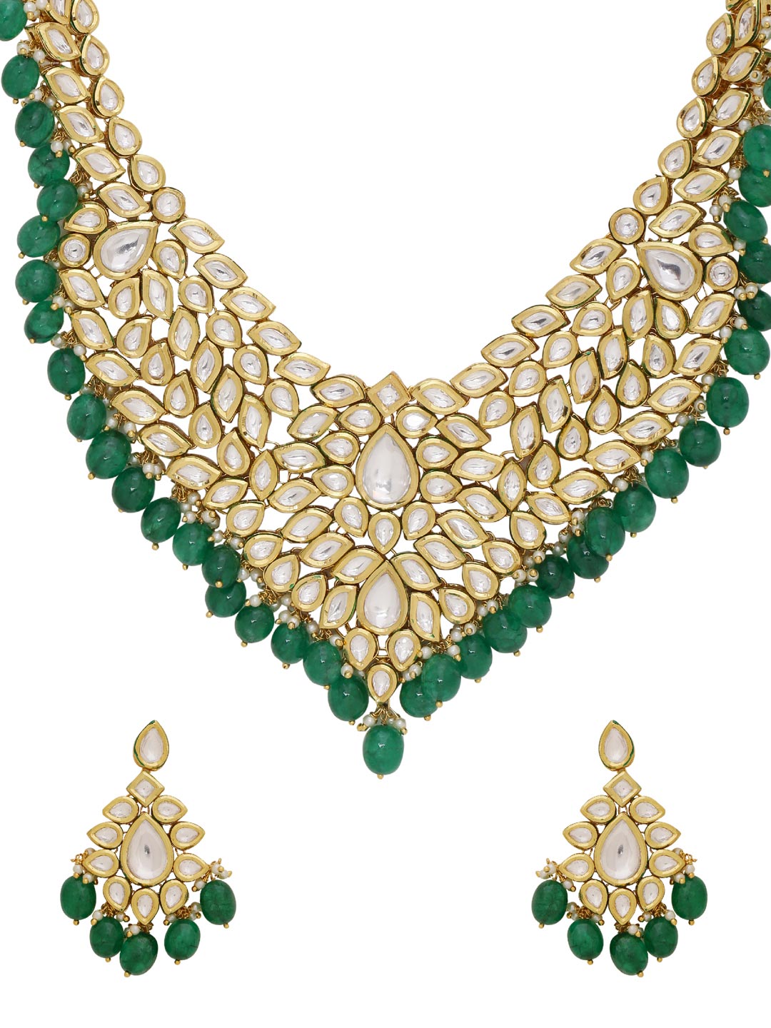 Traditional Kundan Meena Designer Necklace Set
