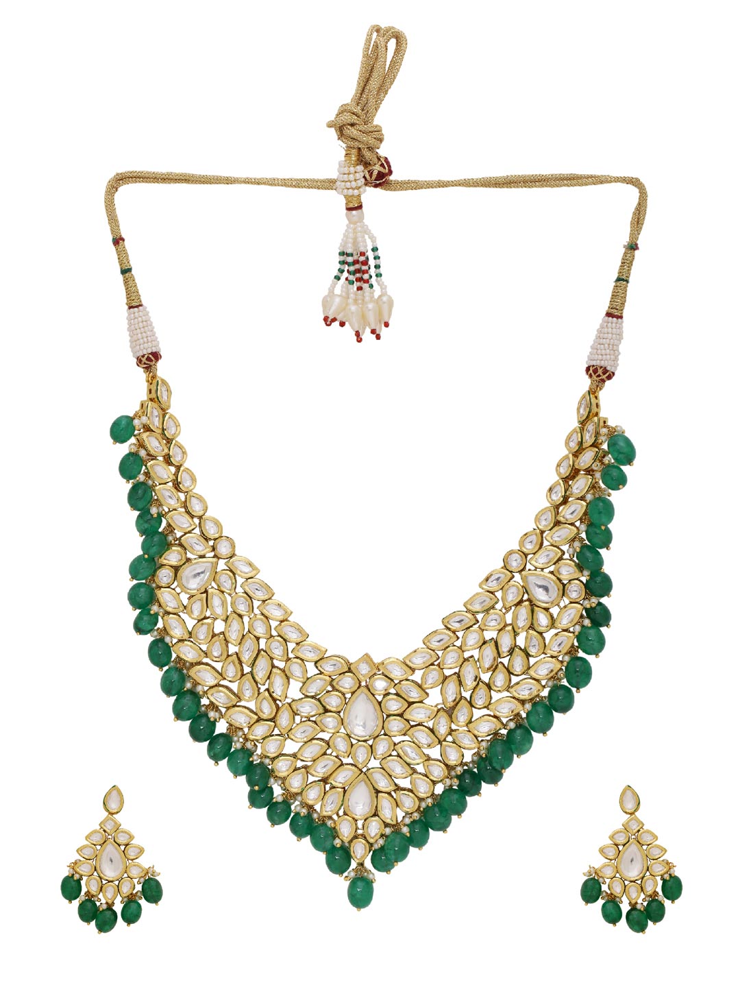 Traditional Kundan Meena Designer Necklace Set