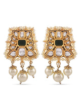 Traditional Kundan Meena Pearls Designer Necklace Set