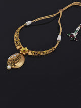 Floral Designer Filigree Polki Necklace Set