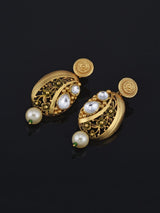 Floral Designer Filigree Polki Necklace Set