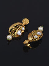 Floral Designer Filigree Polki Necklace Set