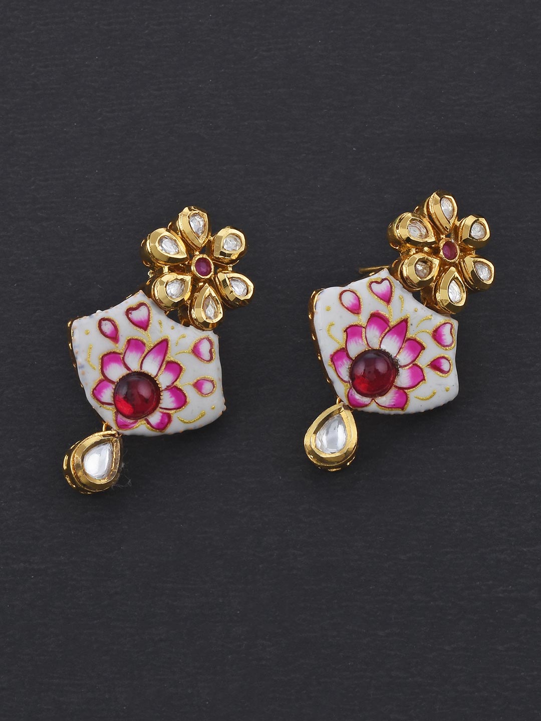 Traditional Navratan And Meenakari Necklace Set