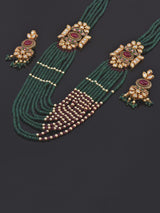 Traditional Kundan Meenakari and Pearls Designer Necklace Set
