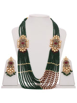 Traditional Kundan Meenakari and Pearls Designer Necklace Set