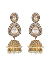 Traditional Pearls and Kundan Polki Necklace Set