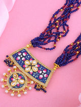 Traditional Enamelled Designer Necklace Set