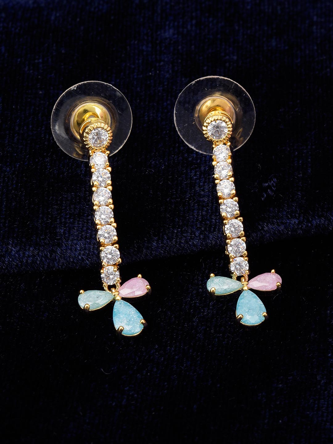 Fine Light Weighted Pastel Color Stones Necklace Set