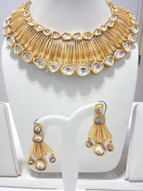 Traditional Kundan Meena Bridal Necklace Set
