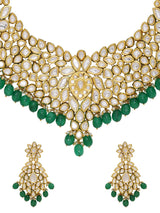 Traditional Kundan Meena Designer Necklace Set