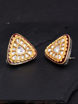 Kundan Polki Pearls Enamel Necklace Set