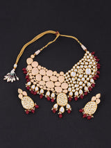 Traditional Kundan Meena Bridal Necklace Set