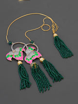 Floral Meena Designer Necklace Set