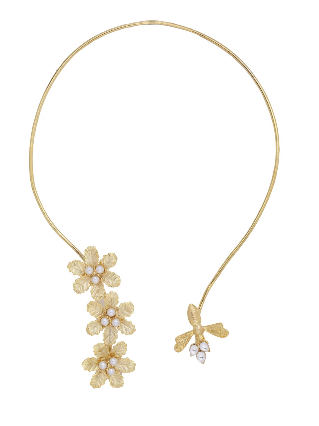 Floral Open Necklace Set