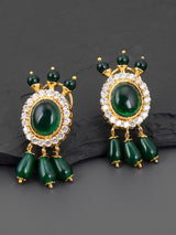 Colored Stone Choker Necklace Set