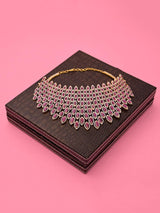 Designer Colored Stone Necklace Set