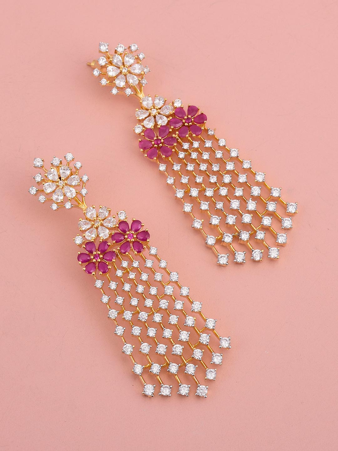 Colored Stone Choker Designer Necklace Set