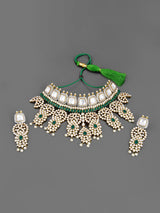 Traditional Bridal Kundan Polki Necklace Set