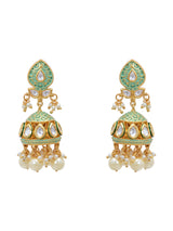 Floral Enamelled Choker Necklace Set