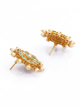 Kundan Polki and Pearls Enamelled Necklace Set