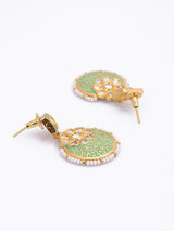 Designer Pearls Enamelled Necklace Set