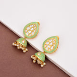 Traditional Polki and Enamelled Pearls Necklace Set