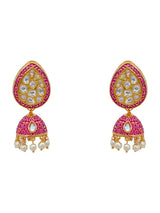 Traditional Polki and Enamelled Pearls Necklace Set