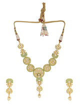 Enamelled Designer Necklace Set