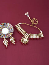 Traditional Kundan Meena Designer Necklace Set