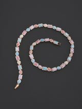 Contemporary Colored Stone Designer Necklace Set