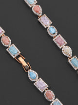 Contemporary Colored Stone Designer Necklace Set