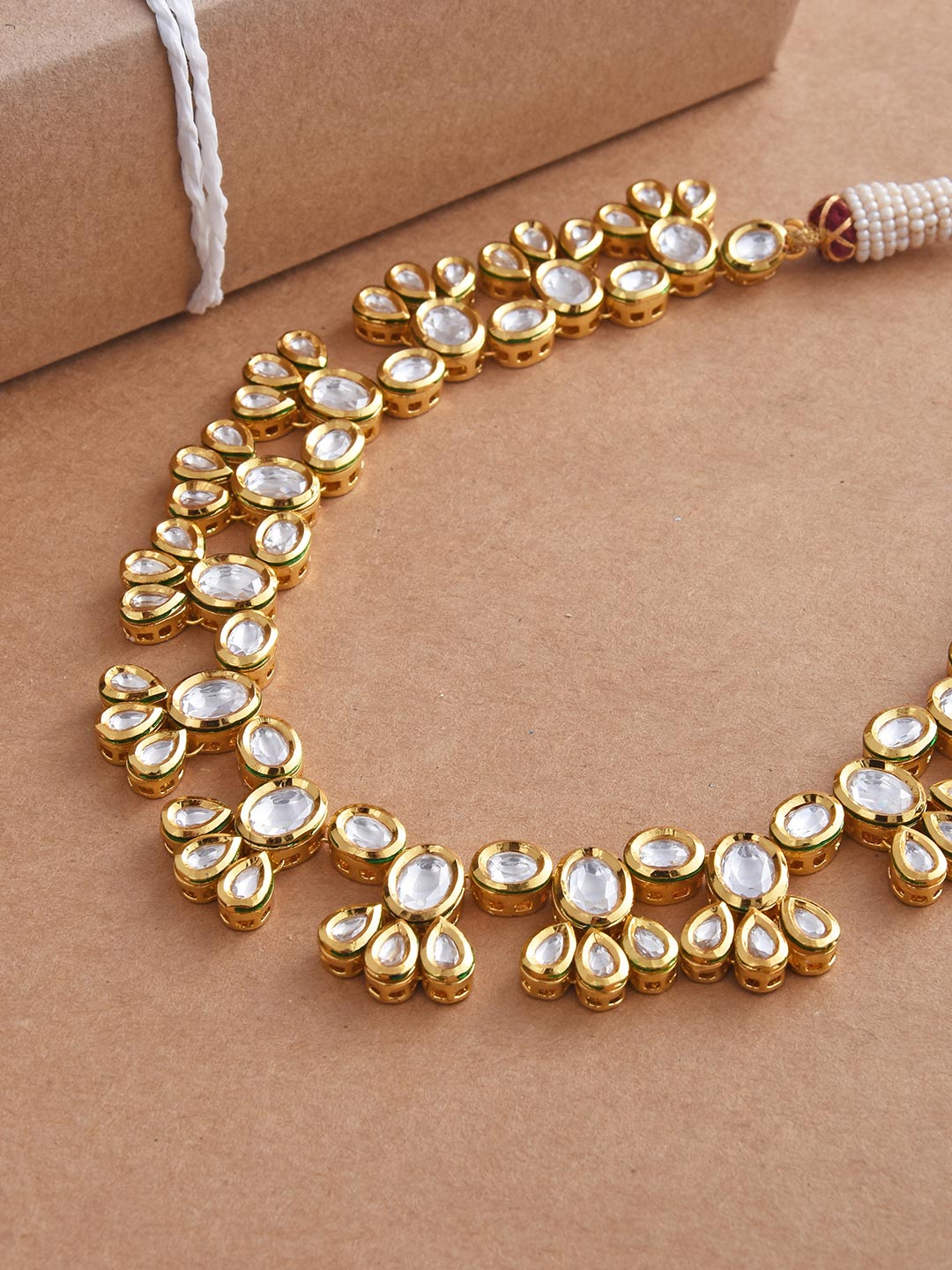 Traditional Kundan Meena Designer Necklace Set