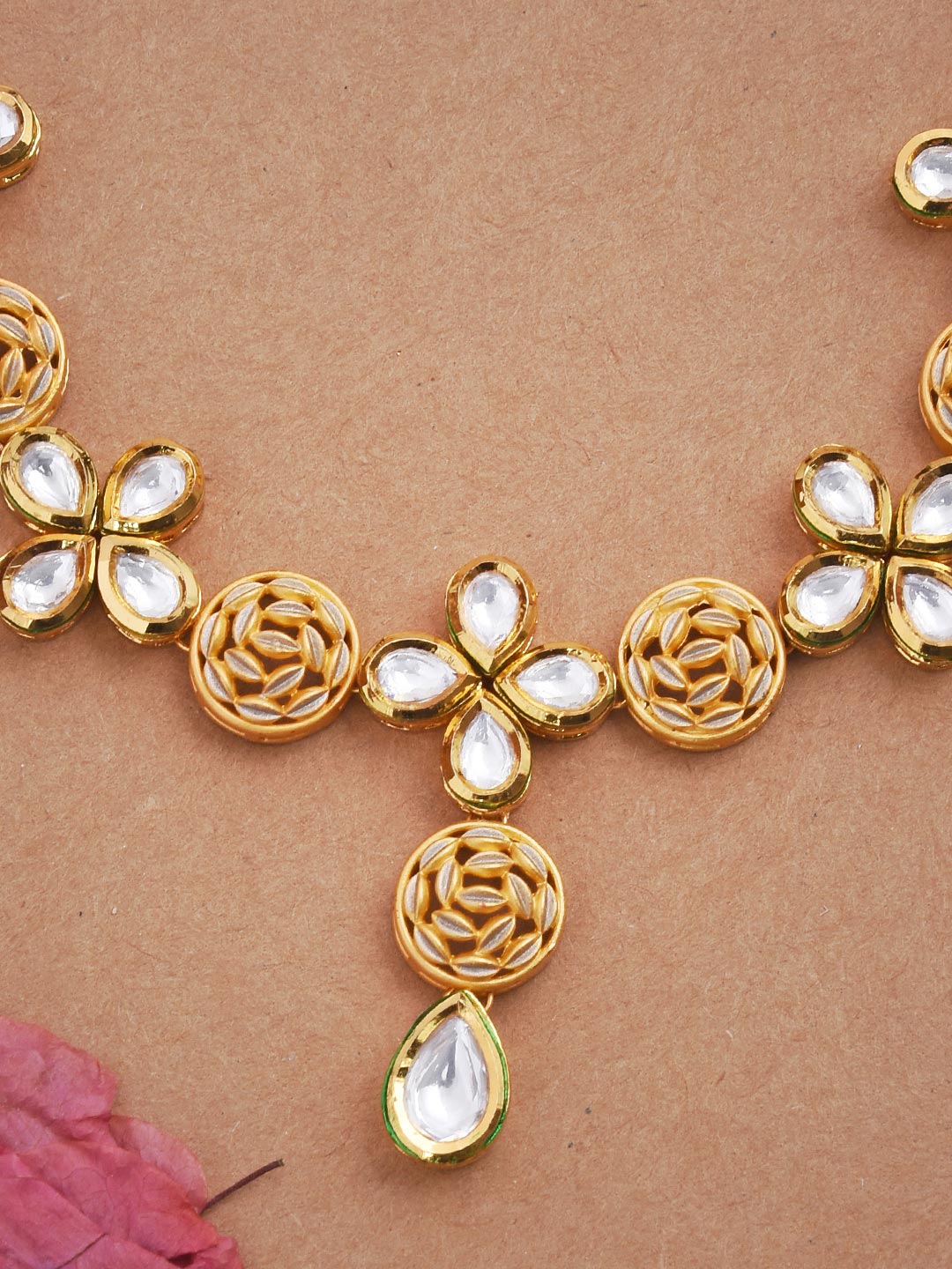 Traditional Kundan Meena Designer Necklace Set