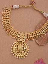 Traditional Gold Plated Designer Necklace Set