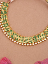 Contemporary Enamelled Designer Necklace Set