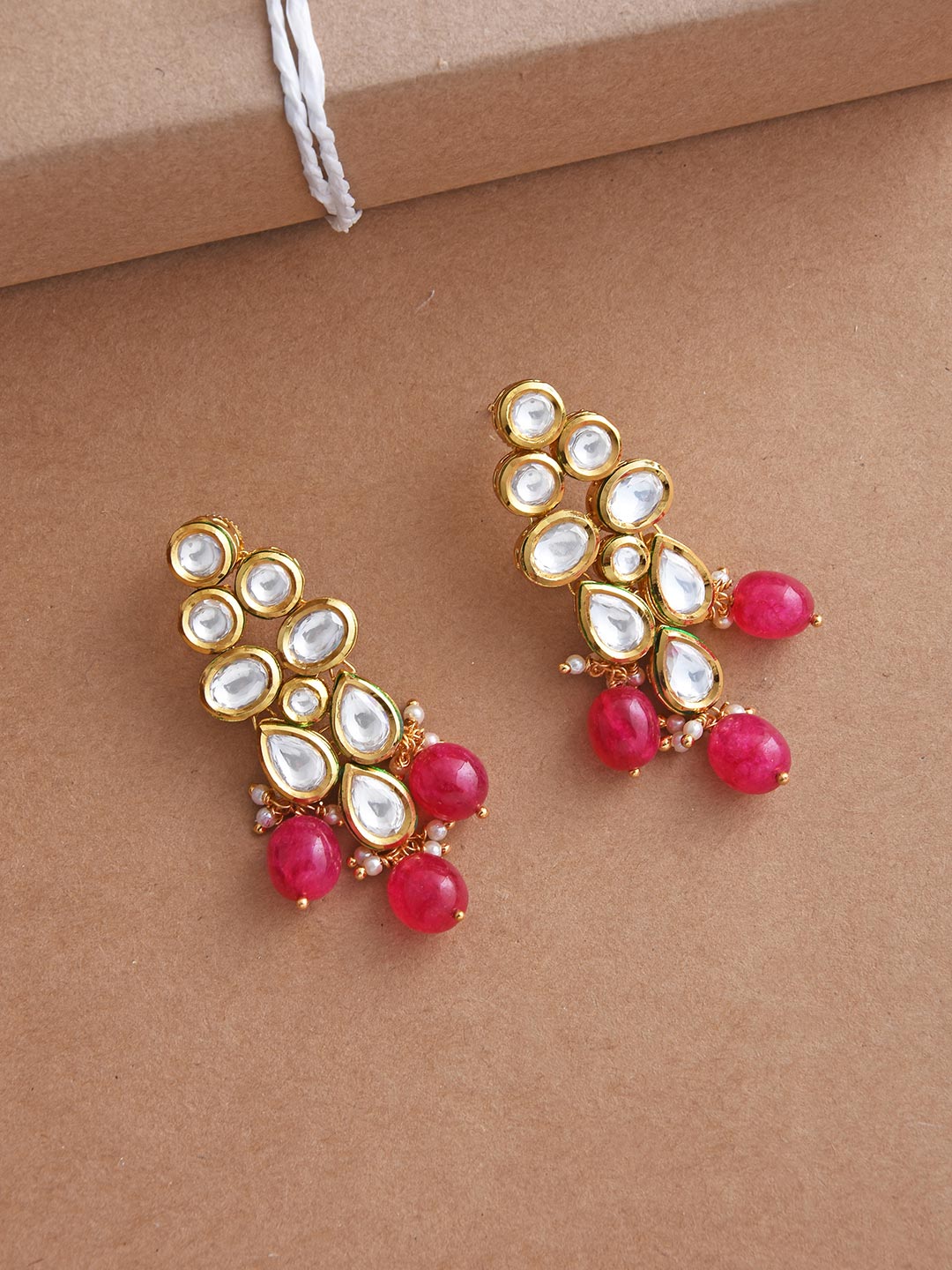 Traditional Kundan Meena Choker Necklace Set