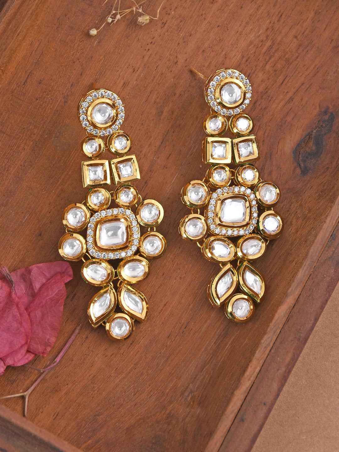 Traditional Kundan Meena Bridal Necklace Set