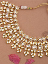Traditional Kundan Meena Bridal Necklace Set