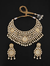 Traditional Kundan Meena Bridal Necklace Set