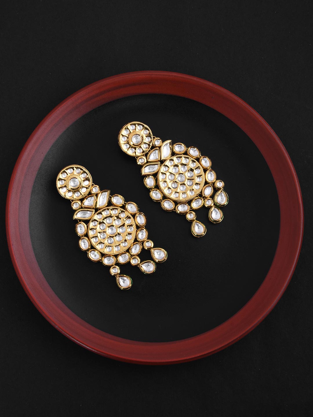 Traditional Kundan Meena Bridal Necklace Set