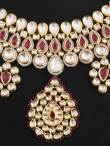 Traditional Kundan Meena Bridal Necklace Set