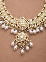 Traditional Kundan Meena Choker Necklace Set