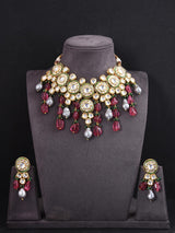 Traditional Kundan Meena Designer Necklace Set